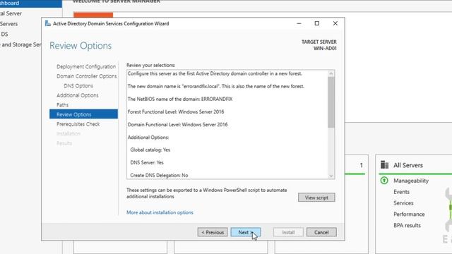 Install Active Directory Domain Services in Windows Server 2022 смотреть онлайн