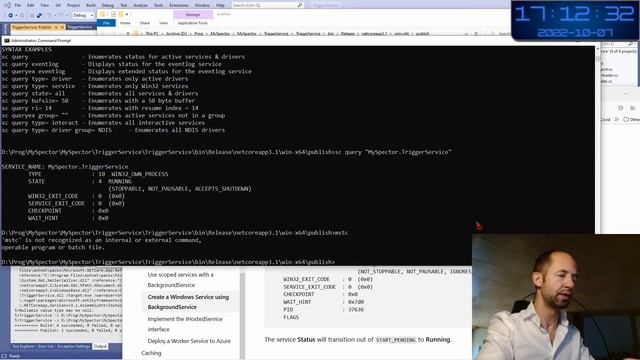 Worker Service dotnet core 3.1- MySpector.com - Windows Service - BackgroundService смотреть онлайн