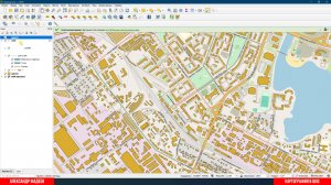 Карта улиц и домов в QGIS