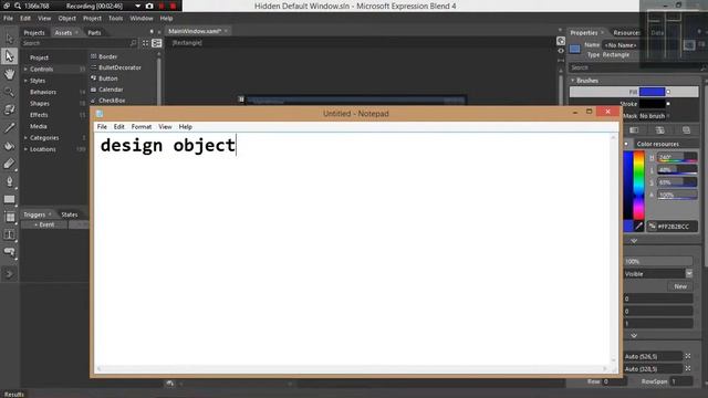WPF Tips : Hidden default window in expression blend 4 смотреть онлайн