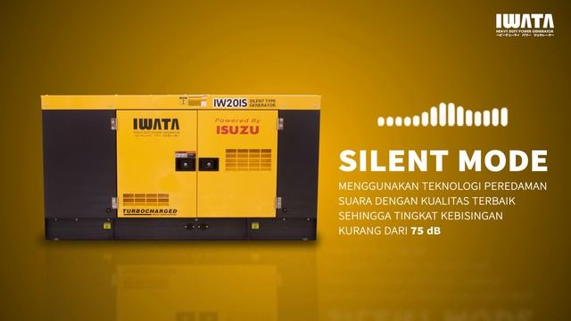 GENSET SILENT TANGGUH DENGAN MESIN ISUZU - IWATA GENERATOR HEAVY DUTY IW20IS смотреть онлайн