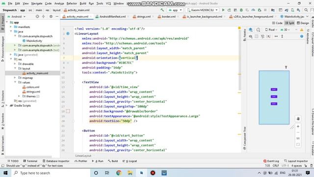 Stopwatch Application Project in Android смотреть онлайн