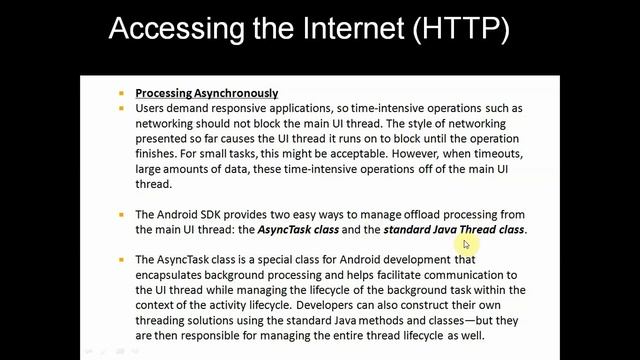 Chapter 12 Using Android Networking APIs смотреть онлайн