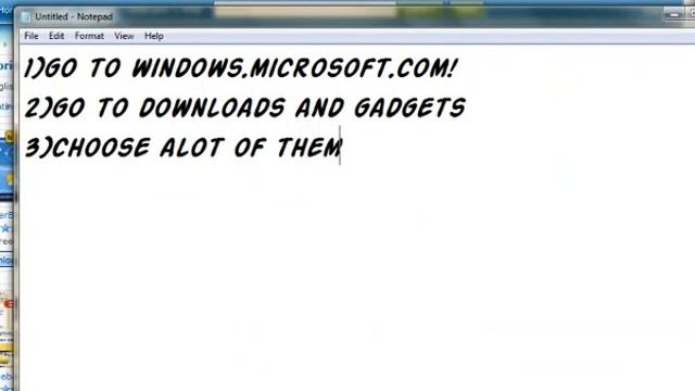 how to install windows 7 sidebar gadgets(simple & easy)xD! смотреть онлайн