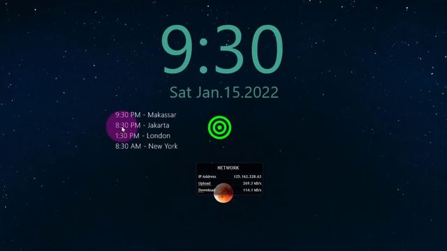 Cara Menampilkan Jam Besar dan Kecepatan Internet di Desktop Windows 11 dan 10 смотреть онлайн