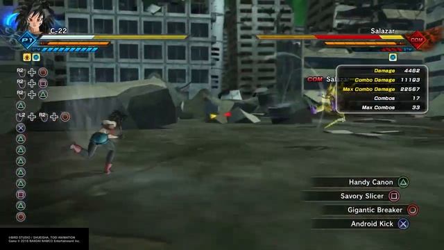 DRAGON BALL XENOVERSE 2 Combo - "Android Overkill" (Red Moveset) смотреть онлайн