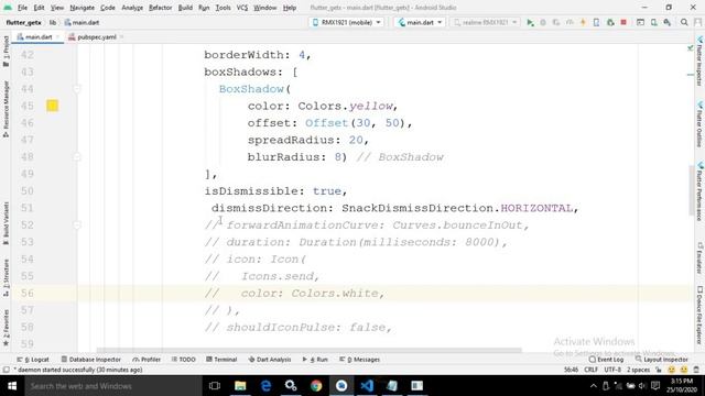 #2 || Flutter GetX Tutorial || Showing Snackbar using GetX Library смотреть онлайн