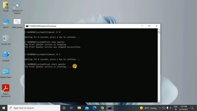 How to Create Printer Spooler shortcut on your Desktop || •Bat file смотреть онлайн