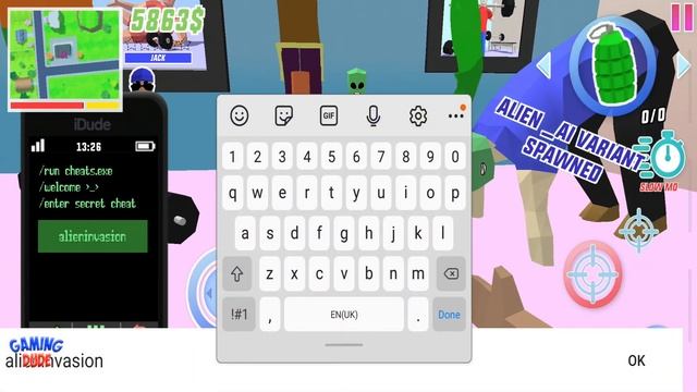 Dude Theft Wars - New ALIEN INVASION Cheat Code New Episode | Android Gameplay HD смотреть онлайн