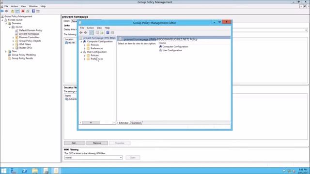 Group Policy Setup on Windows Server 2012 R2 смотреть онлайн