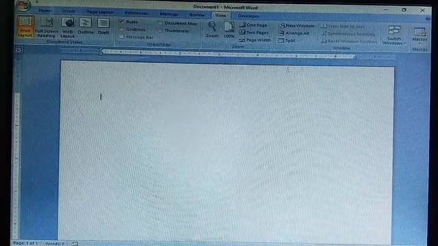 How To Display Rularbar In Ms Word || How To Show Scroll bar || Hide and Unhide || #msword смотреть онлайн