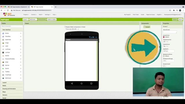 Android Apps banana sikhe | Introduction to Android App | MIT App Inventor Video 1 смотреть онлайн