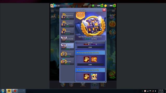 Test event truyền thuyết kho báu + mở 800 keys săn Valkyrie & 10k năng lượng смотреть онлайн