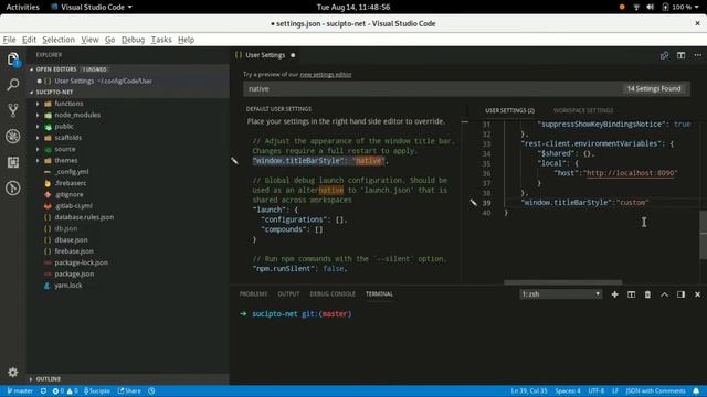 Make Visual Studio Code Title Bar Look Nice on GNU/Linux (GNOME) смотреть онлайн