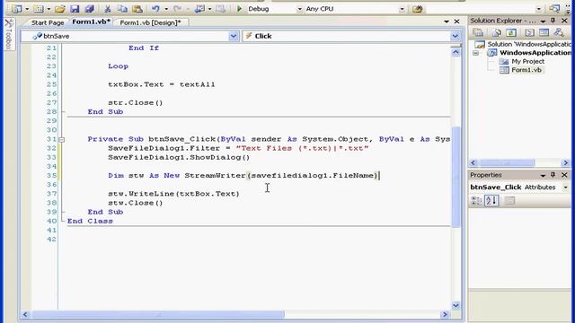 64 VISUAL BASIC Tutorial ( Save File Dialog ) смотреть онлайн