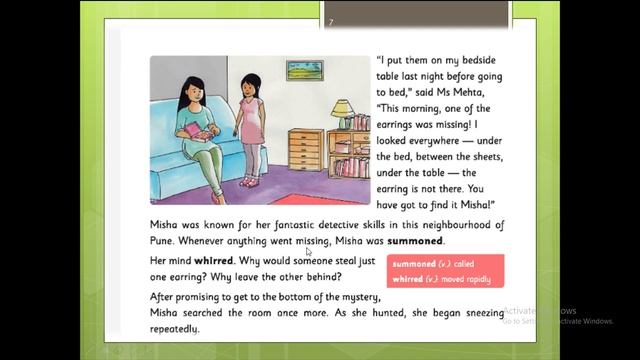 Class 3 English Lesson 2 The Missing Trinkets Part I смотреть онлайн