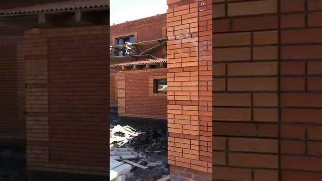 Строительство кирпичного дома в п. Близкий смотреть онлайн