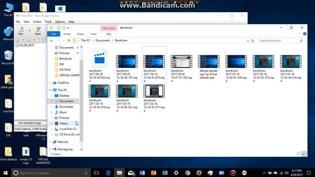 How to make a virtual CD and store files in it (with poweriso) смотреть онлайн