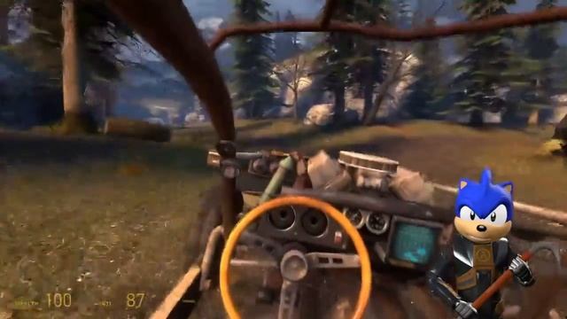 Sonic in a HEV Suit Plays Half-Life 2 Episode 2 Finale смотреть онлайн