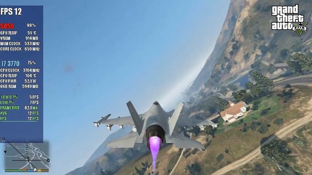 i7 3770 + AMD Radeon HD 5450 1GB | Grand Theft Auto V | Normal,720p смотреть онлайн