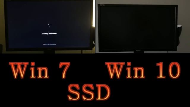 SSD Windows 7 and 10 Boot Time Comparison смотреть онлайн