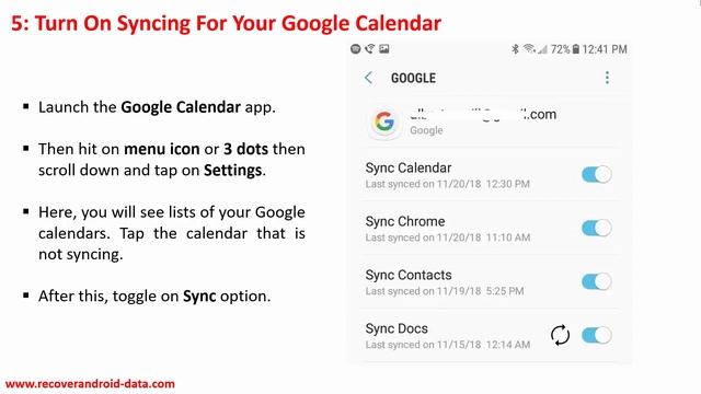 How To Fix Google Calendar Not Syncing With Android смотреть онлайн