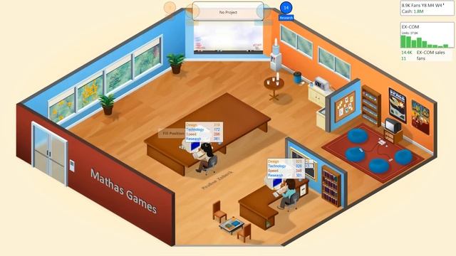 Let's Play Game Dev Tycoon [5] - Training Sessions смотреть онлайн