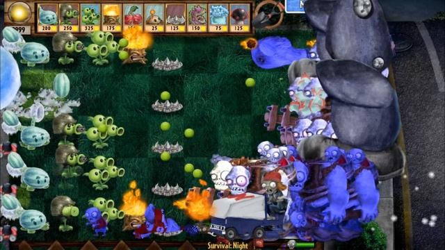 Plants vs Zombies Battlez - Winter Melon vs 999 Gargantuar Zombies HARD MODE 😁😂😜 смотреть онлайн
