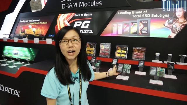 Computex ADATA SSD XPG. смотреть онлайн