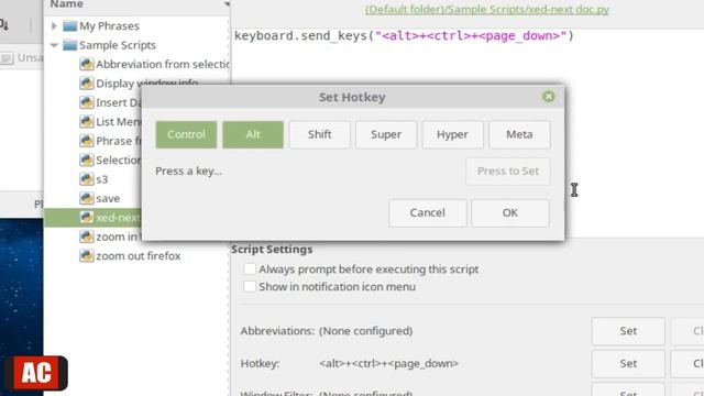 Remap Keys Based On Applications - autokey-gtk (Linux Mint Cinnamon) смотреть онлайн