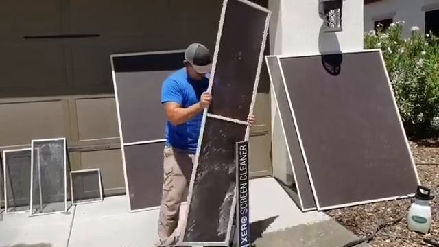Window Cleaning Phoenix - Sunscreen Cleaning Demo by Innovative Cleaning Services Phoenix смотреть онлайн