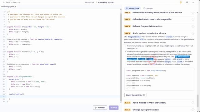 JavaScript on Exercism 037 - Windowing System смотреть онлайн