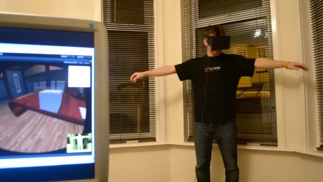 Oculus / Kinect - Unity game prototype смотреть онлайн