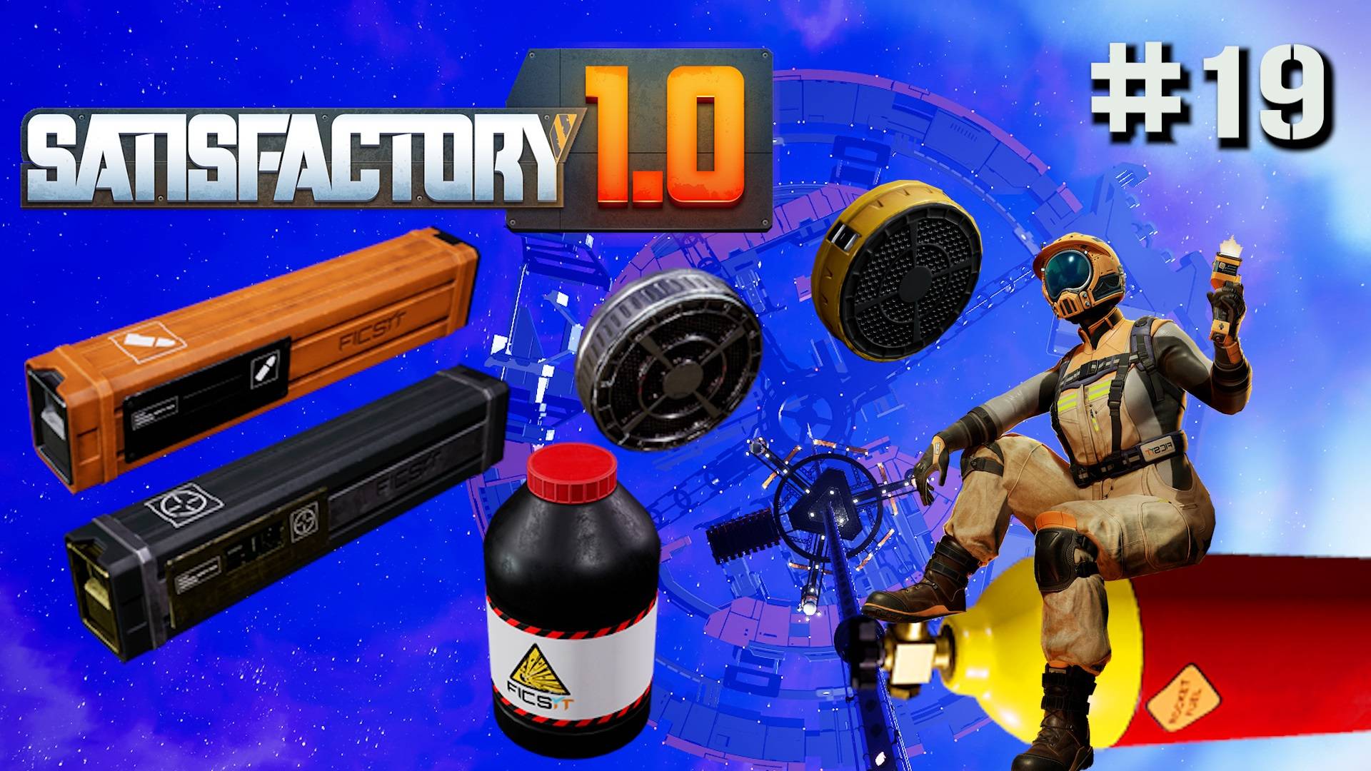 ОРУЖЕЙНЫЙ БАРОН. РАКЕТНОЕ ТОПЛИВО ДЛЯ ДРОНОВ SATISFACTORY. №19 смотреть онлайн