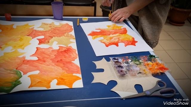 Мастер-класс "Изготовление декоративных листьев для украшения" - Шкилёвский СДК смотреть онлайн