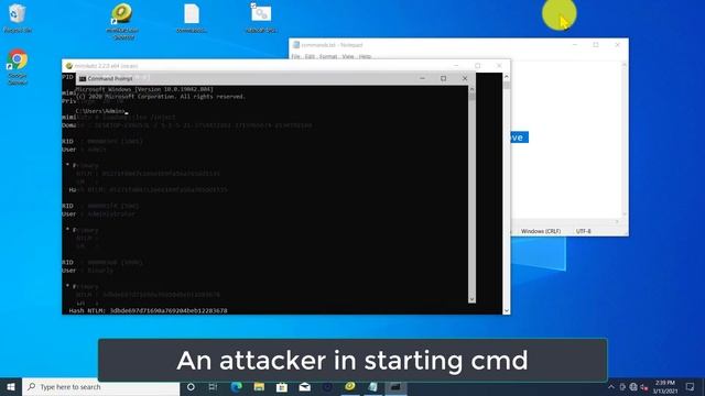 Demo 1 - Mimikatz disables PPL for LSASS to extract password hashes смотреть онлайн
