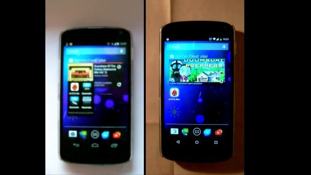 Nexus 4 - KitKat 4.4.4 VS Lollipop 5.0 (Benchmark) смотреть онлайн