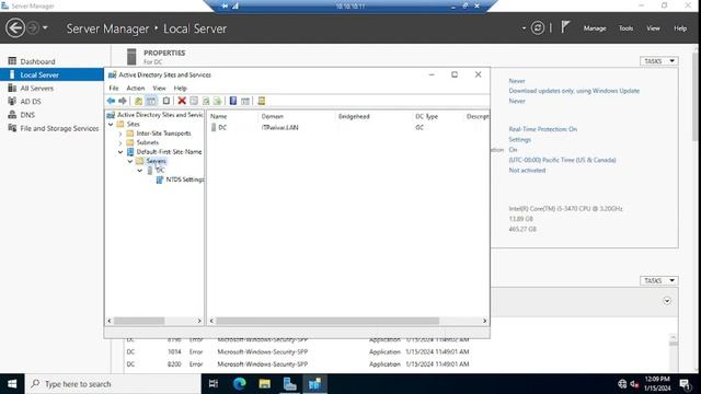 How to Configure Domain Controller as Global Catalog Server || Windows Server 2022 смотреть онлайн