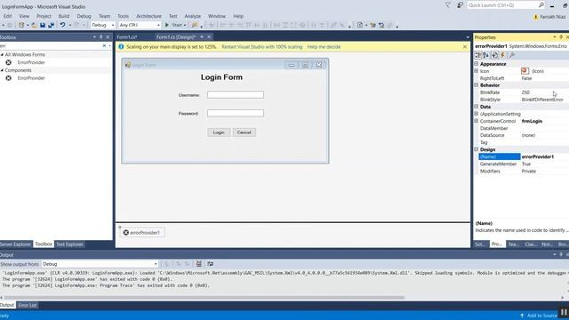 How to use ErrorProvider using C# смотреть онлайн
