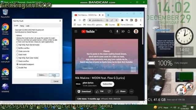 San ka punta to the moon has BSOD VM (Windows 10 1511) смотреть онлайн