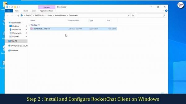 Rocket.Chat - How to Install RocketChat Client on Windows