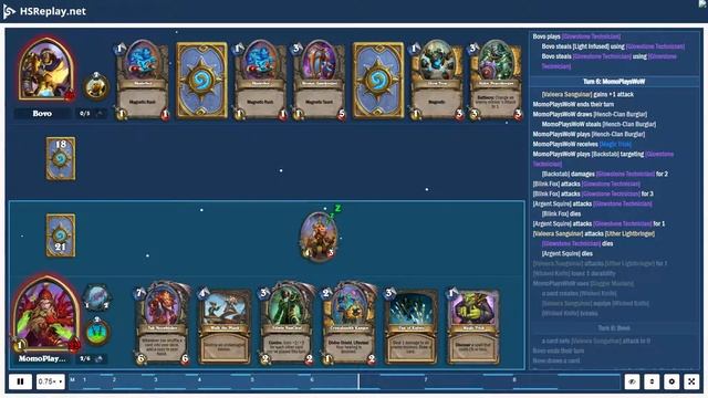ProGaming - Hearthstone, Mech Paladin(15) vs Thief Rogue(15) by Bovo and MomoPlaysWoW, Ranked - S.. смотреть онлайн