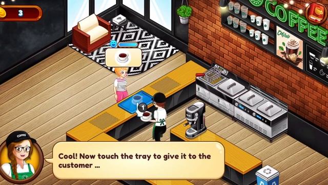 Cafe Panic - Cooking game - All Levels Gameplay Walkthrough Android,ios (Day 1) смотреть онлайн