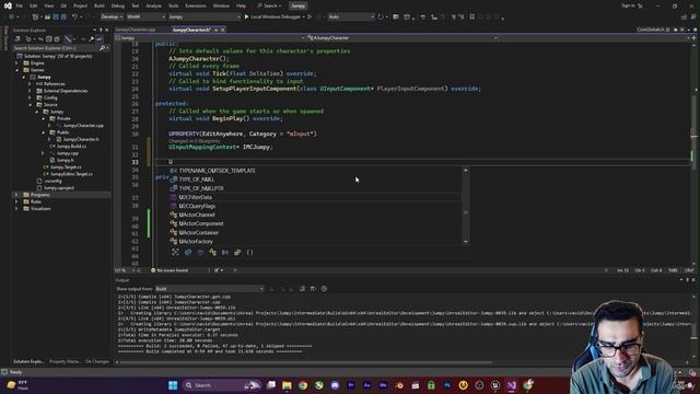 41.Pass input action to C++ смотреть онлайн