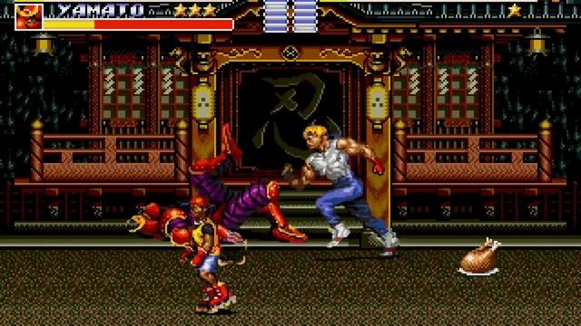 Bare Knuckle III (Sega Genesis \ Megadrive) 2 игрока Прохождение