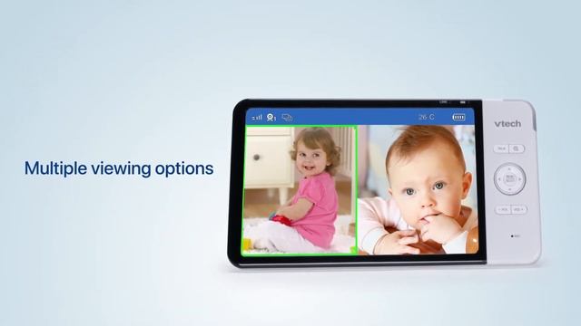 RM7764-2HD 7" Wi-Fi Remote Access Video Baby Monitor with 1080p HD video quality, Pan & Tilt Camera смотреть онлайн