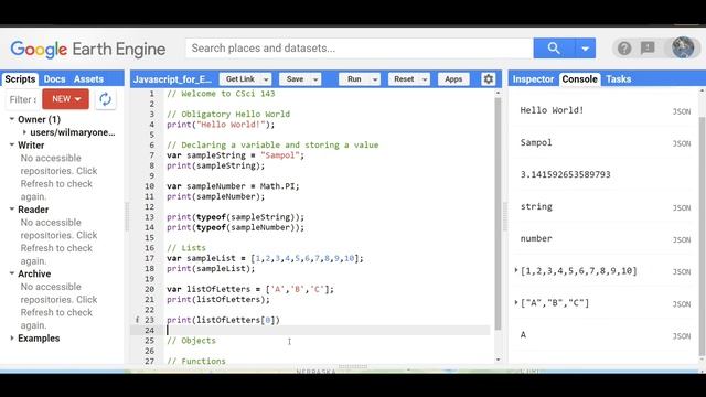 Javascript for Google Earth Engine смотреть онлайн