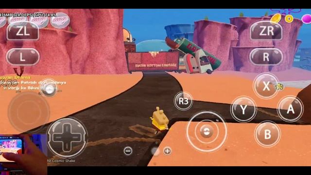 Cara Main SpongeBob SquarePants: The Cosmic Shake bahasa Indonesia Di Mobile Android Config Setting смотреть онлайн