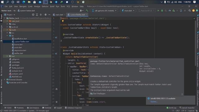 How to create Custom Tab Bar in flutter in Hindi || Urdu смотреть онлайн