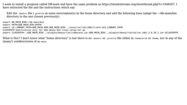 Help installing DB-main смотреть онлайн